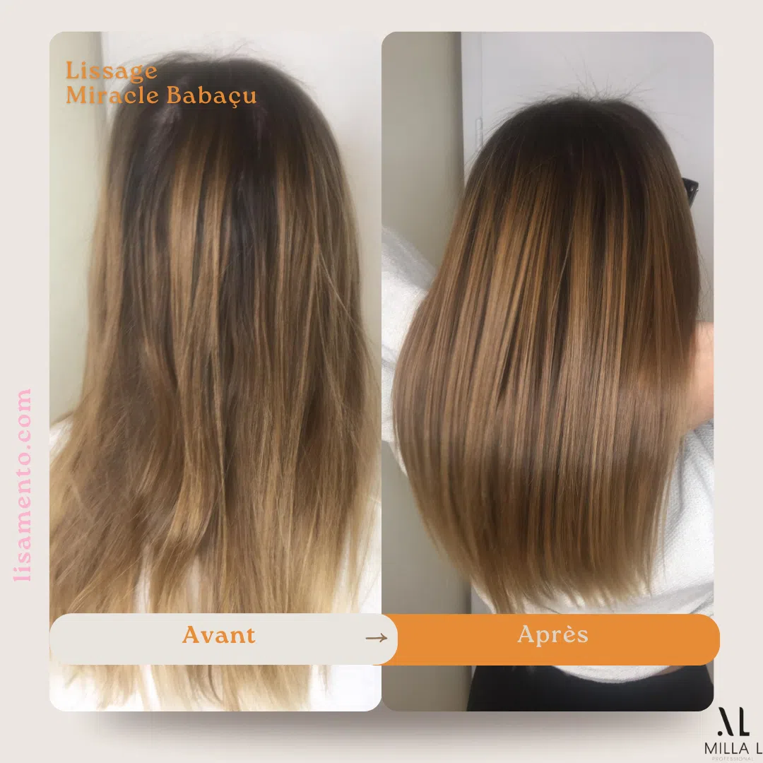 Kit Lissage Brésilien Botox Miracle Babaçu 120 Ml – Cheveux Fragilisés, Colorés + Shampoing Babaçu & Pracaxi
