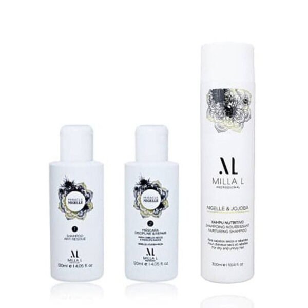 Kit Lissage Brésilien Nigelle 120 Ml + Shampoing Nigelle & Jojoba