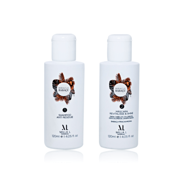 kit lissage brésilien miracle babaçu pour cheveux abîmés fragilisés