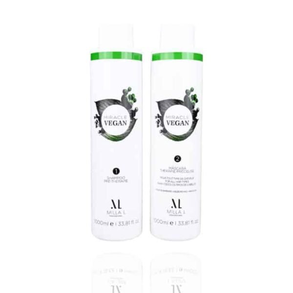 Kit de Lissage sans formol professionnel Miracle Vegan -1000 Ml – MILLA L.