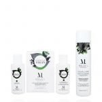 Flacon du Kit Lissage Vegan Miracle 120 ML + Shampoing Vegan Sans SLS 300 ML