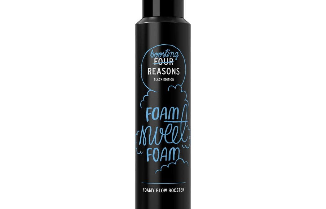 Spray Moussant Volume “Foamy Blow Booster” – Four Reasons Black Edition