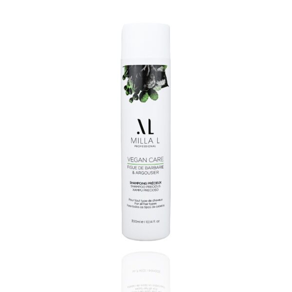 Shampoing Précieux - Vegan Care - SHAMPOING SANS SLS POUR LISSAGE BRESILIEN VEGAN MILLA L 300 ML