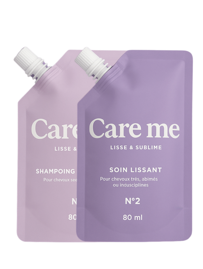 Kit Lissage Brésilien & Botox Capillaire Care-Me – Kératine Végétale Romarin & Argan – Made in France 🇫🇷